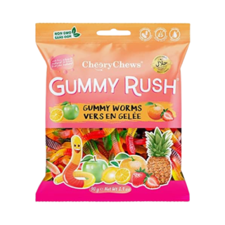 Gummy Rush Gummy Worms 90gm